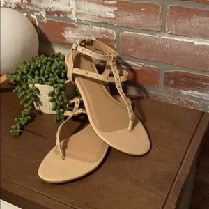 Nude sandals